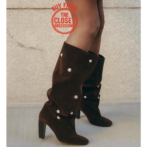 ZARA Knee-High Boots NWT - Picture 1 of 16